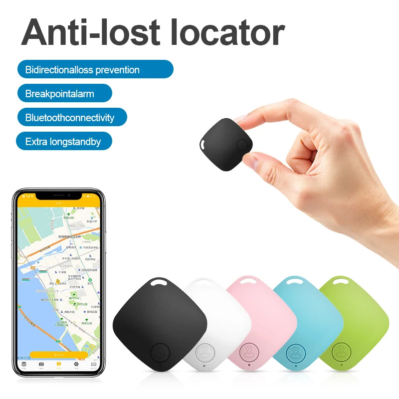 Mini GPS Tracker Anti Lost Device Let Kids Bag Wallet Tracking Bluetooth 5.0 Smart Finder Locator For IOS/ Android