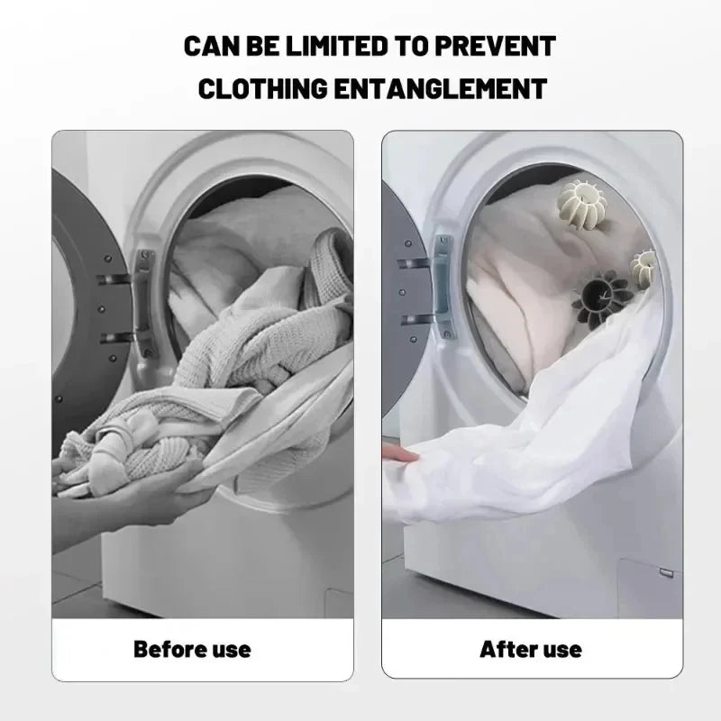 Silicone Laundry Balls Reusable Anti Binding Anti Angle Cleaning Ball Washing Machine Supplies for Cleaning and Washing Balls